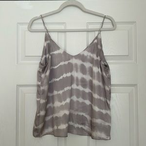 Tiedye silky tank
